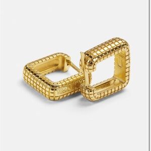 VERSACE DYLOS HOOP EARRINGS